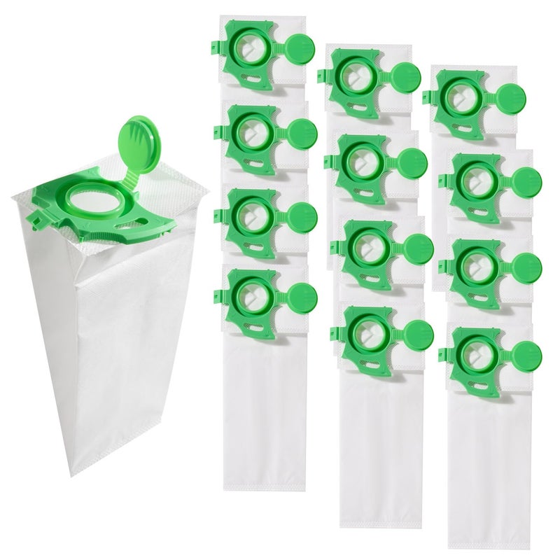 CF Clean Fairy 12Pack Vacuum Bags Compatible With Windsor Axcess 12" 15" Upright Vacuums And Sebo Felix 1,2 Premium & 4 Kombi Replacement for 7029ER 86333980 Filter Bag - Image 1